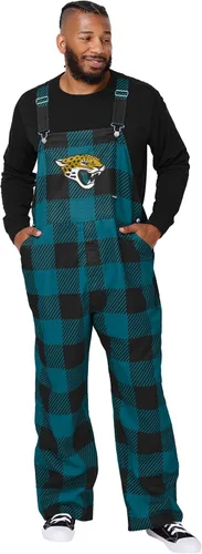 Miniatura 20 de FOCO NFL mens Nfl Team Logo Plaid Bib Overalls