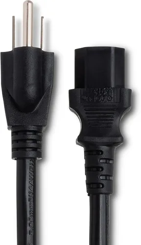 Miniatura 3 de Hosa PWC-403 IEC C13 a NEMA 5-15P Cable de alimentación, 3 pies