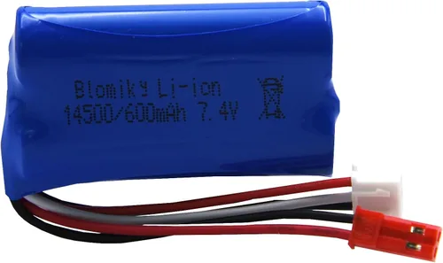 Miniatura 7 de Blomiky Batería recargable de iones de litio de 7.4V 2S 600mAh con enchufe JST y cable adecuado para algunos coches RC camiones vehículos