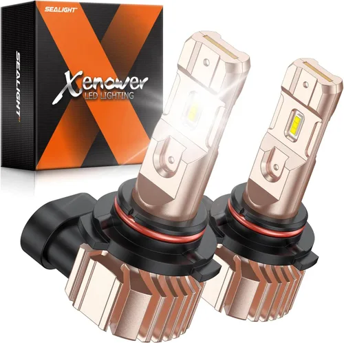 Miniatura 8 de SEALIGHT Bombillas LED antiniebla H11 H16 H8 o DRL, 14000 lúmenes, 6500 K, blanco frío, 600% de brillo, chips LED CSP H8 H11, luces antiniebla