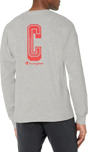 Miniatura 5 de Champion Camiseta de manga larga para hombre, camiseta clásica para hombre (regular o grande y alto)