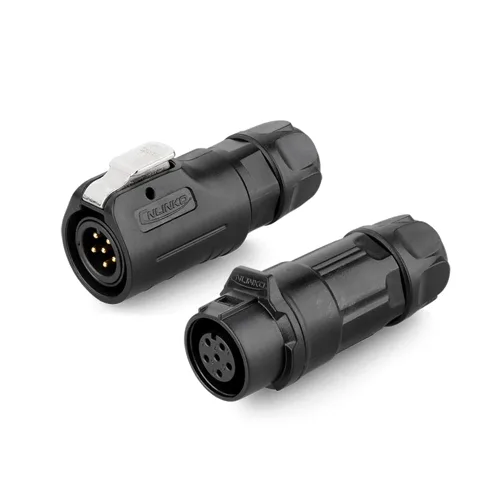 Miniatura 13 de CNLINKO LP-12 Conector de 2 pines IP68 Enchufe eléctrico circular impermeable para equipos al aire libre Maquinaria industrial solar DC 12V M12 2-8