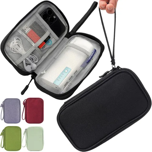 CAAORDKSO Estuche Organizador Electrónico, Estuche Organizador de Cables de Viaje, Estuche Organizador de Accesorios Electrónicos, Estuche de