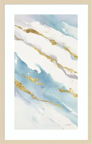 Miniatura 7 de Amanti Art Framed Wall Art Print 21x14 Drift v2 Crop by Mike Schick, Abstract Wall Art, Modern Contemporary Decor, Small Poster Painting Artwork for