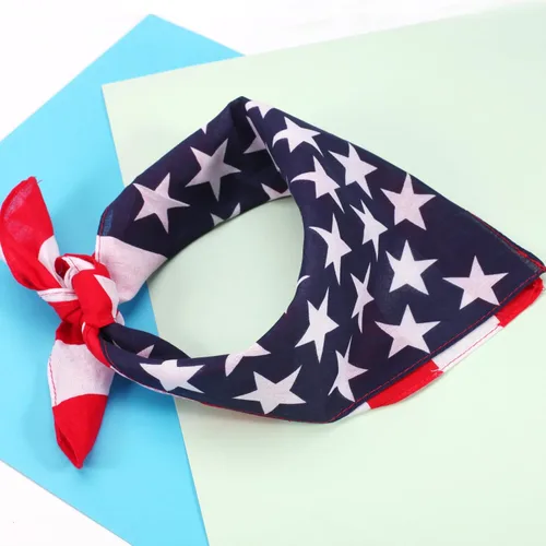 Miniatura 8 de Ardorchid Bandana Diadema de Bandera Americana Roja Blanca y Azul Diademas Patrióticas de EE.UU. para Hombres y Mujeres Bufanda de Cuello y Cara