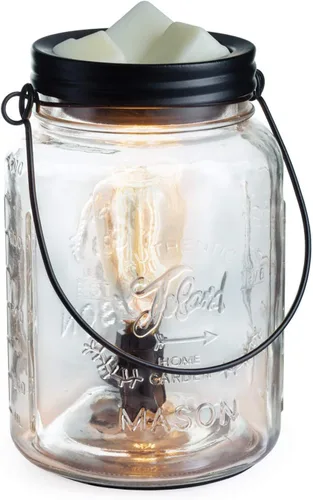 Miniatura 7 de Candle Warmers Etc. Calentador de fragancia con iluminación de bombilla vintage - calentador iluminado para calentar, cera perfumada para derretir