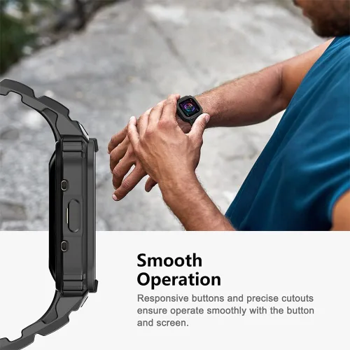 Miniatura 5 de amBand Compatible para Fitbit Versa 4/3/2 / Fitbit Versa Lite / Fitbit Sense 2 / Correas de Fitbit Sense con estuche, correa protectora para reloj