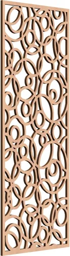 Miniatura 169 de Latrobe Paneles de pared decorativos de madera con calado, 9 3/8 pulgadas de ancho x 24 3/8 pulgadas de alto x 3/8 de alto, roble rojo rojo (Red Oak)