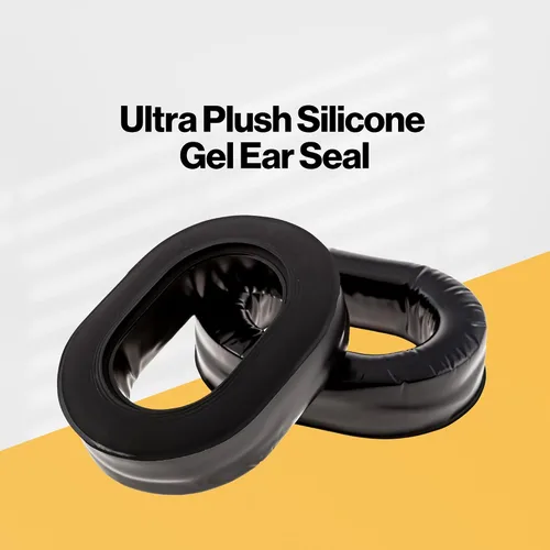 Miniatura 2 de KORE AVIATION Reemplazo de sello de oreja de gel de silicona ultra afelpado para auriculares de aviación, carreras, estilo de seguridad