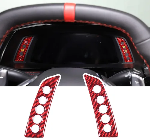 Miniatura 8 de Adhesivo suave de fibra de carbono para panel de instrumentos, compatible con Chevrolet Corvette C8 2020-2025, accesorios adhesivos para panel