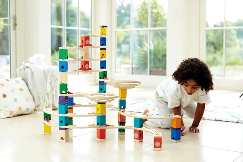 Miniatura 5 de La galardonada construcción de mármol de madera Hape Quadrilla - The Cyclone
