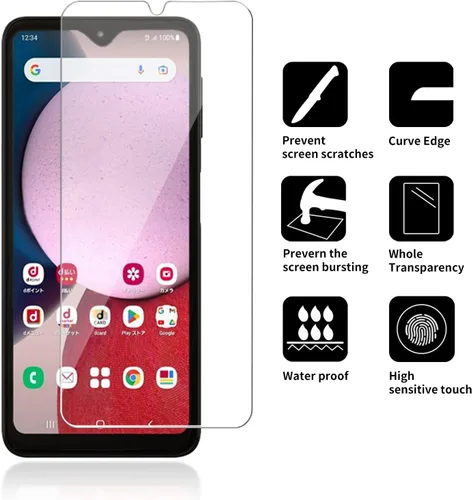Miniatura 2 de [paquete de 4 protectores de pantalla de vidrio compatibles con Samsung Galaxy A23 5G / SM-A236U [dureza 9H] - vidrio templado de pantalla HD
