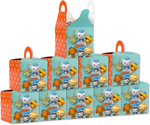 Mighty Mojo Octonauts - Bolsas de papel para fiestas, paquete de 10 bolsas temáticas para fiestas de cumpleaños de niños