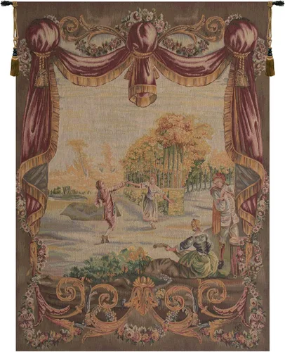 Miniatura 5 de Charlotte Home Furnishings Inc. Jean Baptiste Huet - Tapiz francés para colgar en la pared, 32 x 25 pulgadas, mezcla de algodón y poliéster