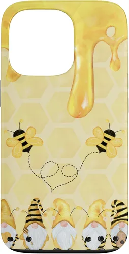 Miniatura 10 de Carcasa divertida para iPhone 16 con diseño de gnomos de abejorros para Halloween