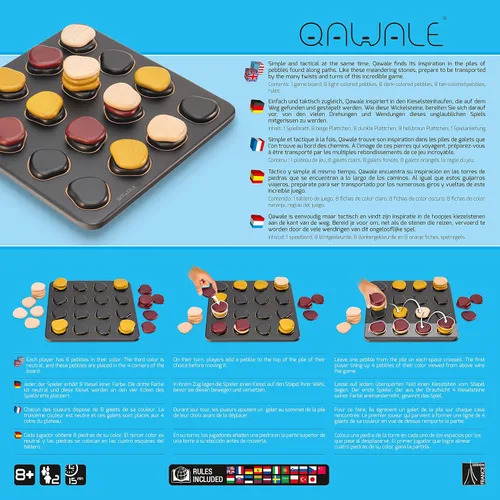Miniatura 3 de Qawale - de los creadores de Quoridor Mensa Select Juego de mesa de estrategia abstracto galardonado de madera para niños y adultos