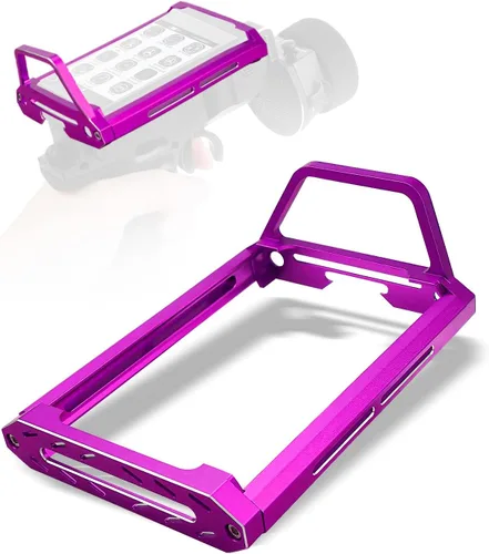 Miniatura 8 de Marco protector de transmisor compatible con Flysky Noble NB4 Pro NB4 Lite NB4, marco protector de metal de aleación de aluminio para transmisor