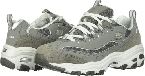Miniatura 9 de Skechers D'Lites - Tenis de espuma viscoelástica con cordones para mujer