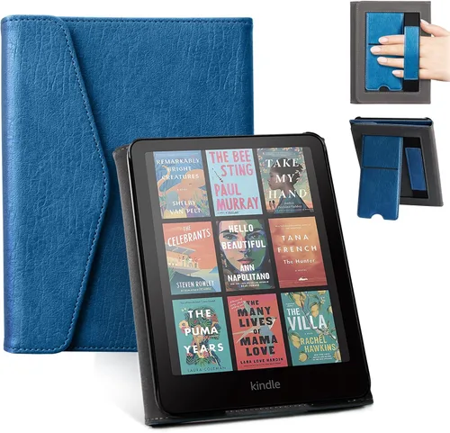 Miniatura 14 de CoBak Premium Case for Kindle Paperwhite & Kindle Colorsoft 7" & Hanvon with Hand Strap – Automatic Wake/Sleep, Stylish & Durable, Comfortable
