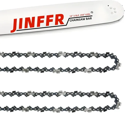 Miniatura 12 de Paquete de 5 cadenas de motosierra de 12 pulgadas, 45 eslabones de transmisión, paso LP de 3/8", calibre de 0.050", compatible con ECHO CS-271T