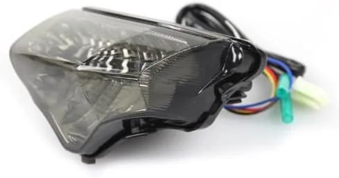 Miniatura 2 de Luces traseras LED secuenciales integradas Lente de humo para Yamaha FZ6 2004-2009