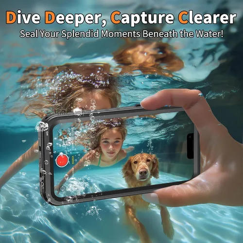 Miniatura 8 de Cozycase TOP - Funda impermeable militar IP68 para iPhone XR, resistente 360 a prueba de golpes, cuerpo completo, con protector de cámara