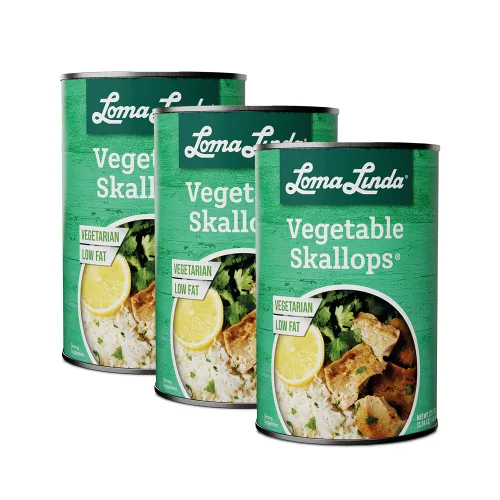 Miniatura 9 de Loma Linda - A base de plantas (Vegetable Skallops® (15 oz.)