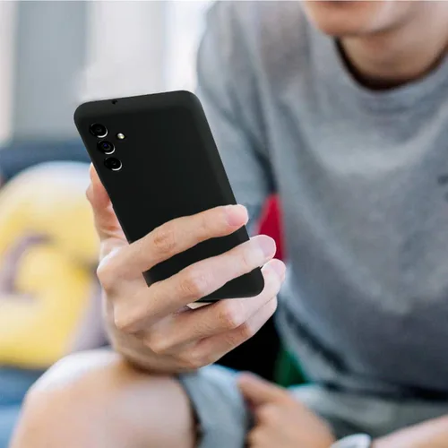 Miniatura 7 de Funda para Galaxy A13 5G de 6.5 pulgadas, silicona líquida suave protectora y forro de microfibra antiarañazos, a prueba de golpes, compatible