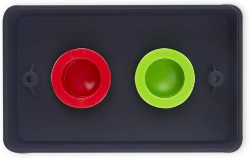 Miniatura 4 de Cubierta de placa para interruptor de luz arcade, interruptor único (negro/verde, rojo), placa de pared basculante de tamaño estándar de 1 banda