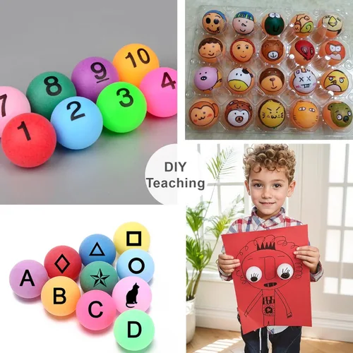 Miniatura 4 de Pelotas de Ping Pong de 3 Estrellas - Tenis de Mesa ABS de Alto Rendimiento para Entrenamiento, Juego