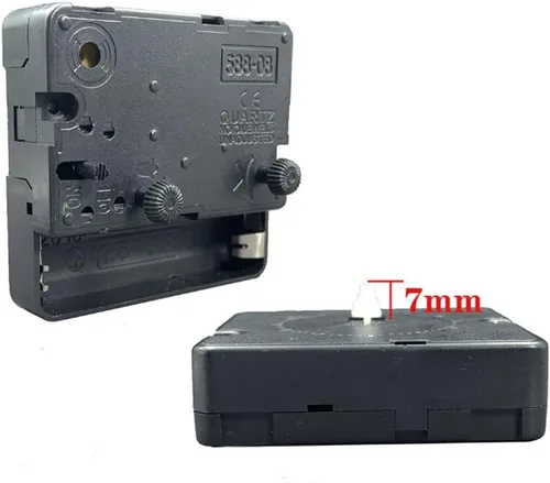 Miniatura 5 de SaiDian 1 unids cuarzo reloj despertador movimiento reloj reemplazo mecanismo reparación piezas DIY 588-08 con hora/minuto/segundo manos