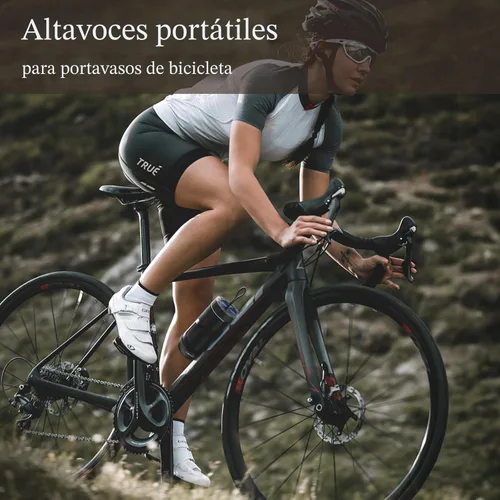 Miniatura 6 de comiso Altavoz Bluetooth, altavoz portátil impermeable IP65 con sonido estéreo HD de 360°, graves intensos, emparejamiento TWS, tiempo
