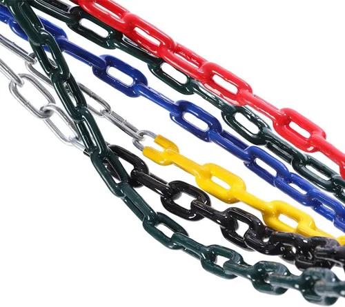 Miniatura 5 de Cadenas de columpio (2) totalmente recubiertas para columpios con 4 eslabones rápidos gratuitos, cadenas de eslabones de hierro antioxidantes, patio