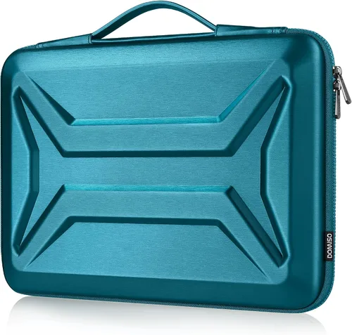 Miniatura 9 de DOMISO Funda rígida para laptop de 13 pulgadas, impermeable, a prueba de golpes, funda protectora para laptop con mango retráctil para MacBook Air