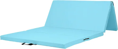 KaRaDaStyle - Tapete de gimnasia plegable y estirable de 71"x39"x2", para entrenamiento muscular, para niños, barra horizontal de juego, tapete de