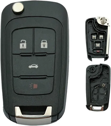 Miniatura 9 de Funda de reemplazo para llave de control remoto PUIANYIQ para 2010-2017 Chevy Equinox/Chevrolet Sonic/GMC Terrain (OHT01060512) Control remoto