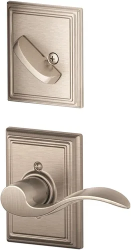Schlage F59 ACC 619 ADD Addison Collection - Manija interior de manija para diestros, níquel satinado (solo mitad interior)