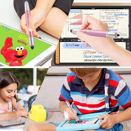 Miniatura 6 de Lápiz capacitivo para iPad iPhone con tapa magnética, pantallas táctiles para tabletas de niños, todos los dispositivos de pantalla táctil