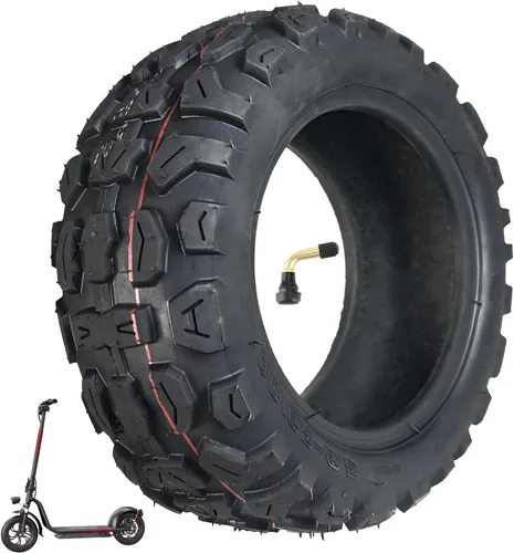 Neumático para todo terreno 90/65-6,5, llanta de repuesto de 11 pulgadas, con válvula de aire para neumático, para Dualtron Zero 11X, Kaabo Scooter.