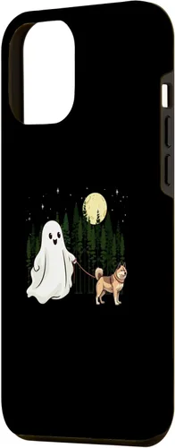 Miniatura 2 de iPhone 12 Pro Max Akita Walking Ghost Halloween Funny Kids Costume Case
