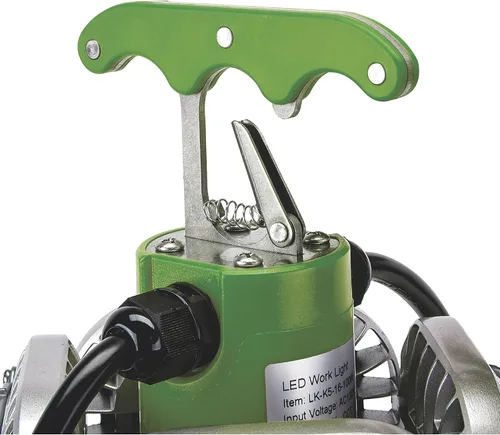 Miniatura 4 de PowerSmith PTLK516-130 - Luz de trabajo LED temporal de 16,000 lúmenes con 4 paneles pivotantes, gancho de metal de montaje rápido y cable