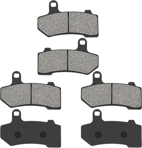Miniatura 6 de Pastillas de freno delanteras y traseras de repuesto para HARLEY Road Glide 2008-2021/Street Glide 2008-2022/Road King 2008-2021/Ultra Classic