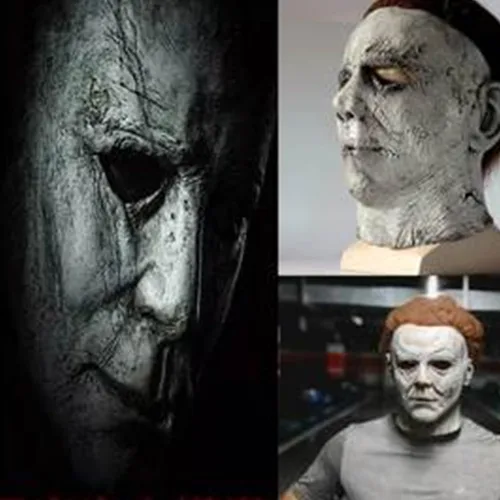 Miniatura 7 de Michael Myers - Máscara de disfraz de cosplay de Halloween de 1978, talla M