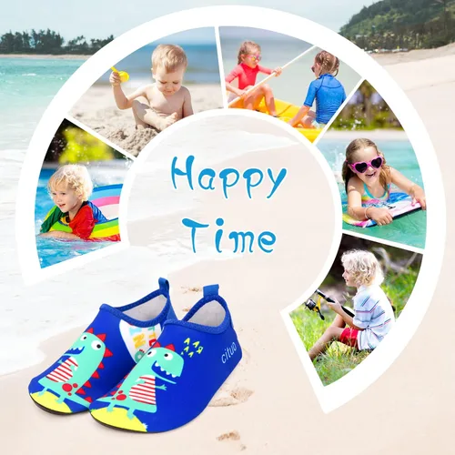 Miniatura 5 de Zapatos de agua para niños al aire libre, secado rápido, calcetines acuáticos para deportes, playa, natación, surf, ligeros, para niños pequeños