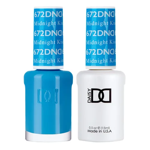 Miniatura 33 de Juego de esmalte de uñas de gel DND, Colección Azul, esmalte de gel UV/LED y laca de uñas de secado al aire, dúo de esmalte sin astillas a juego