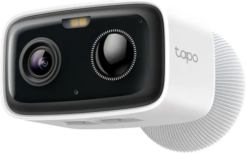 Cámara de seguridad exterior inalámbrica Tapo, 1080P, hasta 180 días de batería, detección gratuita de personas, visión nocturna a color, Blanco