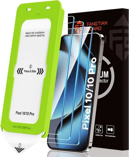 Miniatura 7 de FANGTIAN - Protector de pantalla para Google Pixel 8 Pro (no de vidrio), protector de pantalla para Pixel 8 Pro [compatible con huellas dactilares]