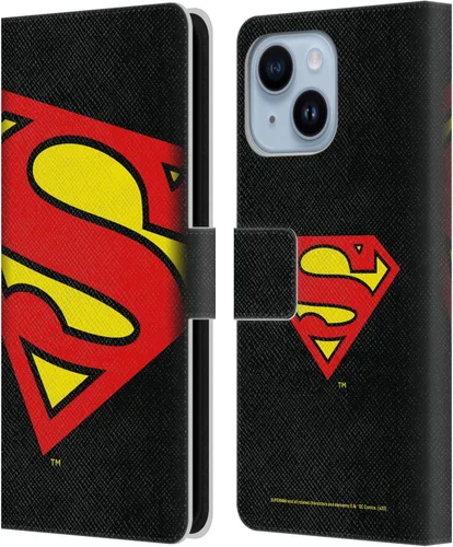 Miniatura 15 de Head Case Designs Funda de piel con licencia oficial de Superman DC Comics con logotipos negros y rojos compatible con Apple iPhone 11