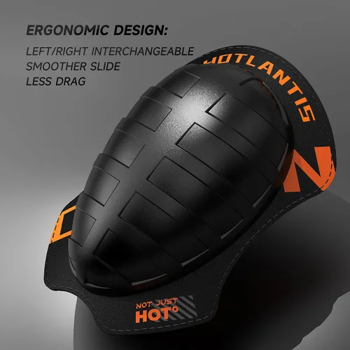 Miniatura 4 de Rodilleras universales para motocicleta, rodilleras en estilo Kendo para carreras o entrenamiento en días de pista o conducción en moto al aire