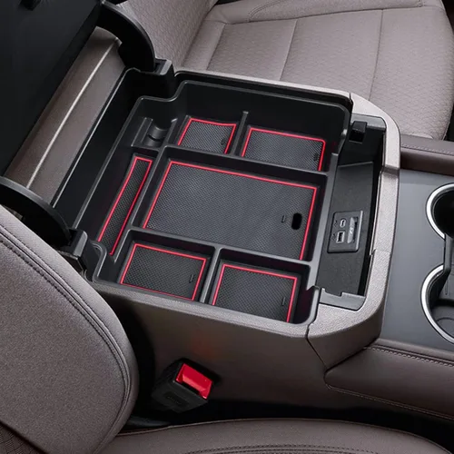 Miniatura 8 de EDBETOS Bandeja Organizadora de Consola Central para Accesorios Chevy Tahoe/Suburban 2021-2025 y GMC Yukon 21-2024, Compatible con Consola Estándar